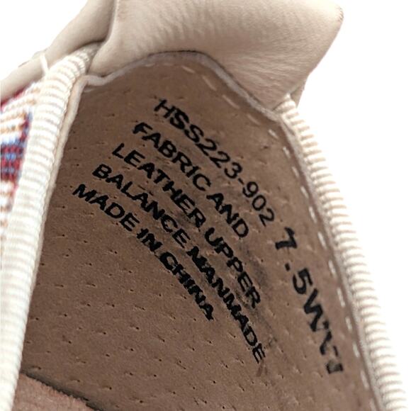 David Tate Sangria Woven Espadrille Flat Women's Diamond Multi Size US7.5WW EU38 - Picture 7 of 11